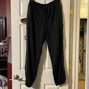 Mens XL black champion track pants